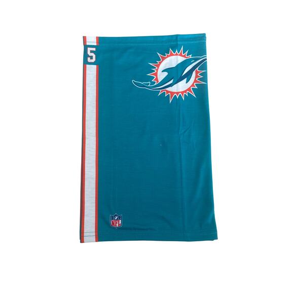 Miami Dolphins On-Field Sideline Logo Gaiter Scarf #5 - Picture 3 of 6